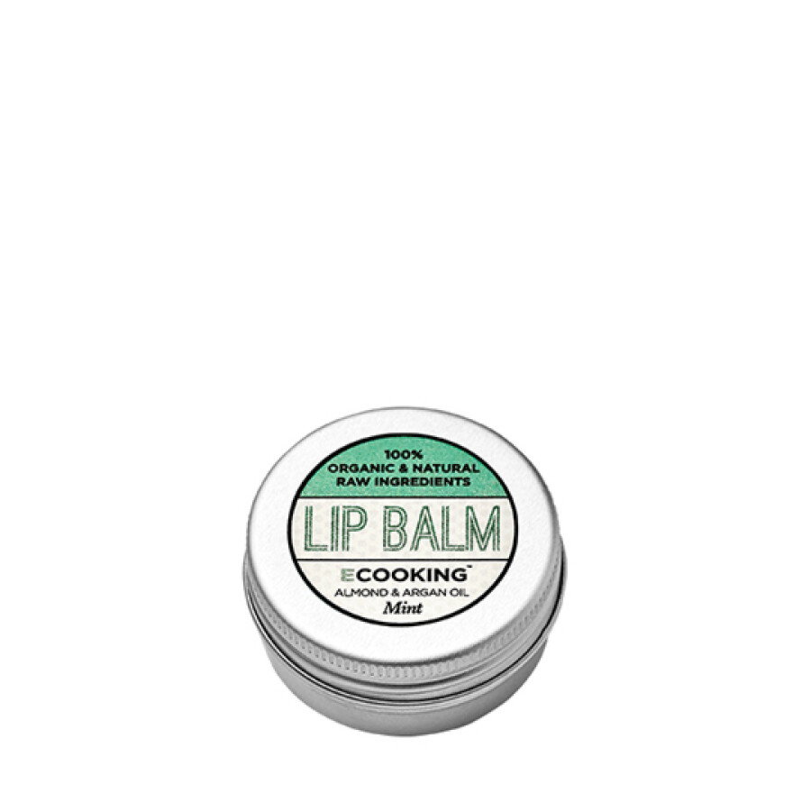 ecooking-ecooking-organic-argan-oil-hydrating-lip-balm-mint-15-ml-1679044234 Ecooking, Ecooking, Biologische arganolie, Hydraterend, Lippenbalsem, Munt, 15 ml - Afbeelding 1