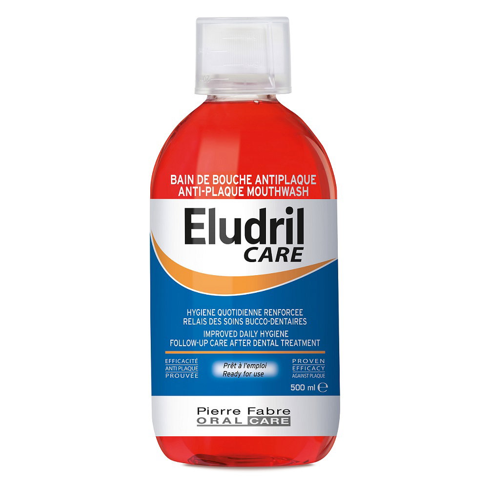 eludril-mouthwash-anti-plaque-500-ml-1769600875 Eludril, Mondwater, Anti-plaque, 500 ml - Afbeelding 1