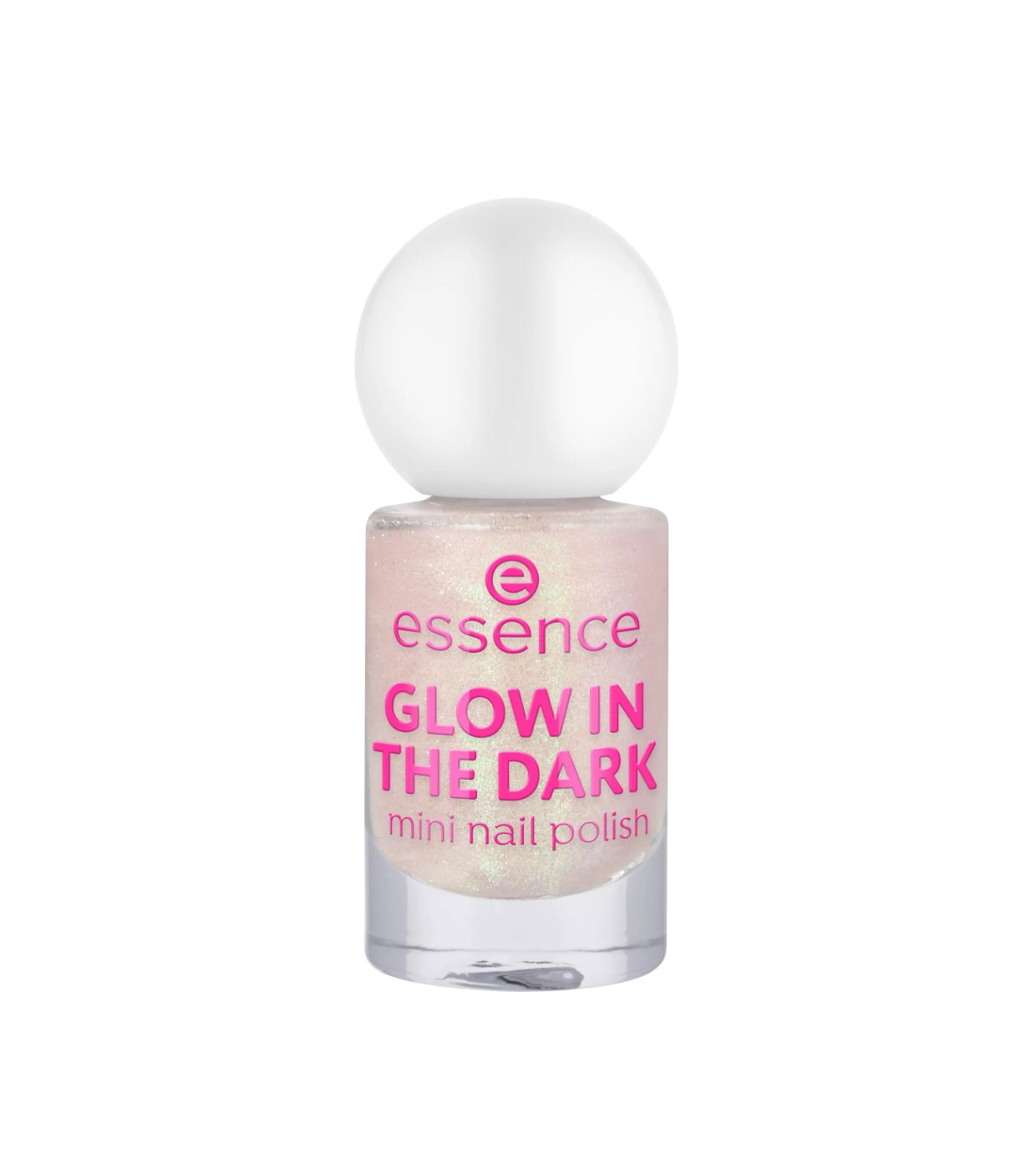 essence-glow-in-the-dark-vegan-cruelty-free-glow-in-the-dark-shimmery-nail-polish-14-light-pink-with-gold-shimmer-5-ml-miniature-1788372873 Essence, Glow In The Dark, Glow In The Dark & Shimmery, Nail Polish, 14, Light Pink With Gold Shimmer, 5 ml - Afbeelding 1