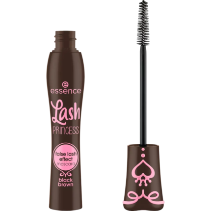 Essence, Lash Princess, Nepwimpereffect, Mascara, Zwart Bruin, 12 ml