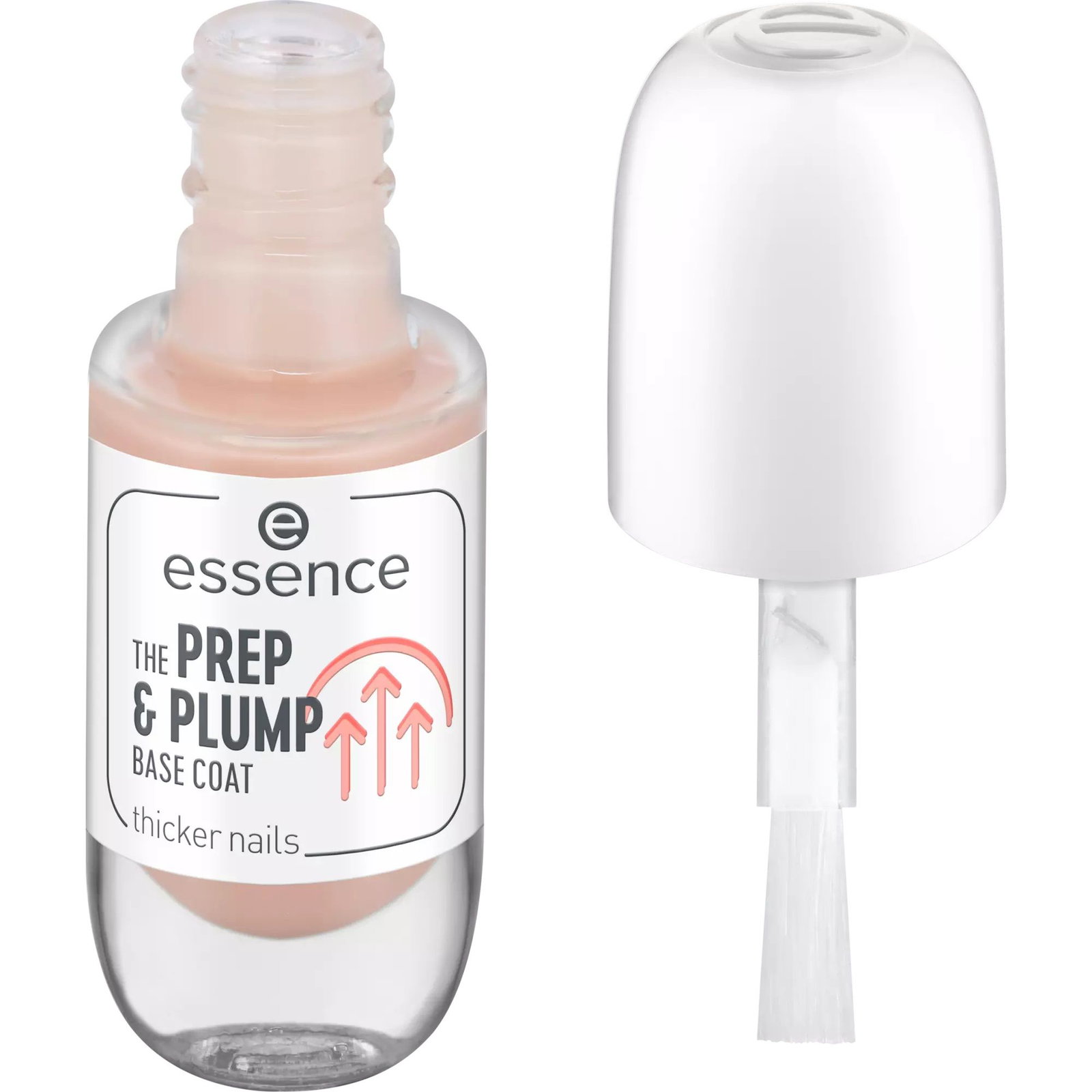 essence-the-prep-plump-top-coat-nail-polish-8-ml-1772098466 Essence, The Prep & Plump, Toplaag, Nagellak, 8 ml - Afbeelding 1