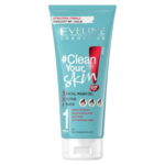 Eveline Cosmetics, Clean Your Skin 3 In 1, Exfolieert, Reinigingsgel, Voor gezicht, 200 ml *Tester
