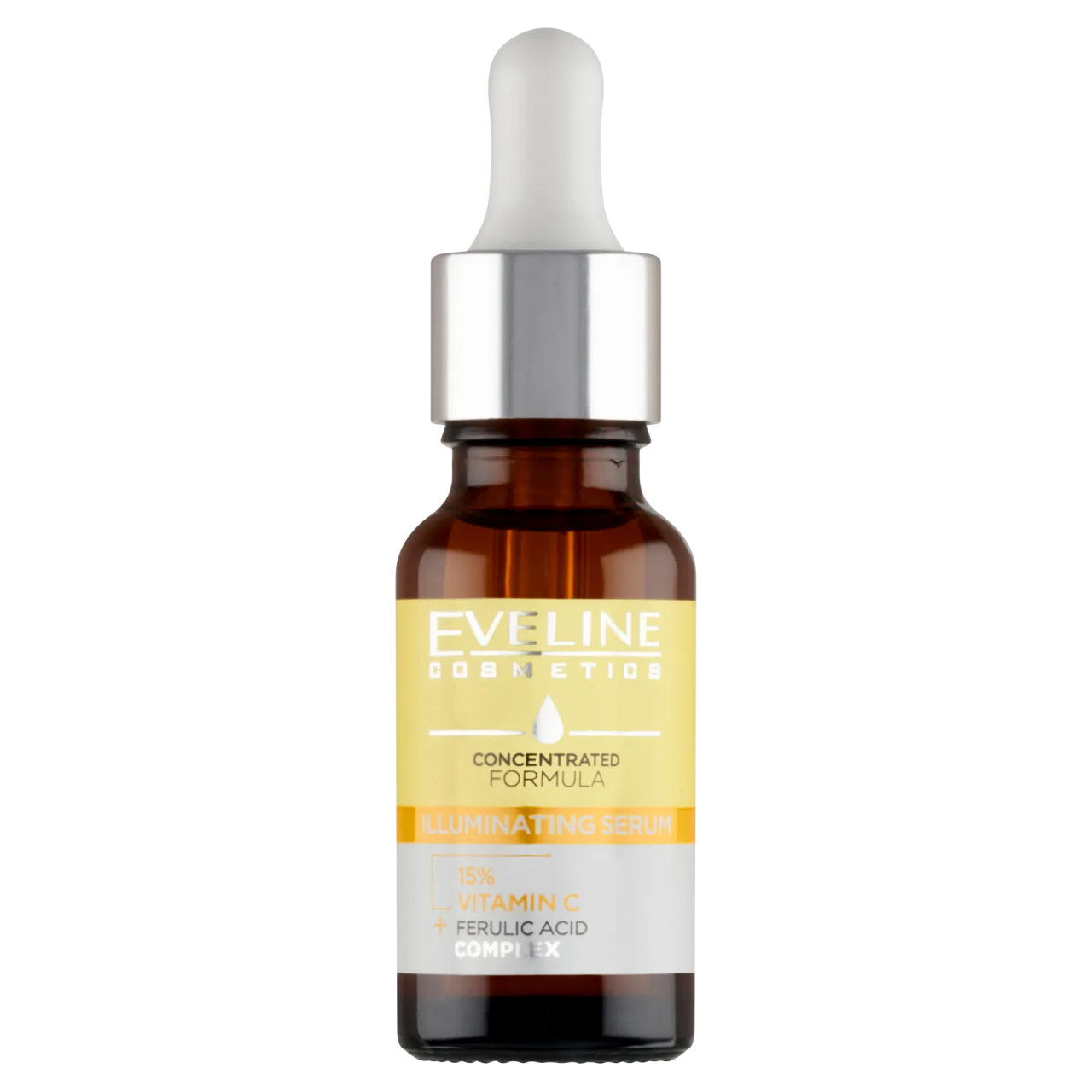 eveline-cosmetics-concentrated-formula-vitamin-c-illuminating-serum-for-face-18-ml-1765614815 Eveline Cosmetics, Concentrated Formula, Vitamine C, Verlichtend, Serum, Voor gezicht, 18 ml *Tester - Afbeelding 1
