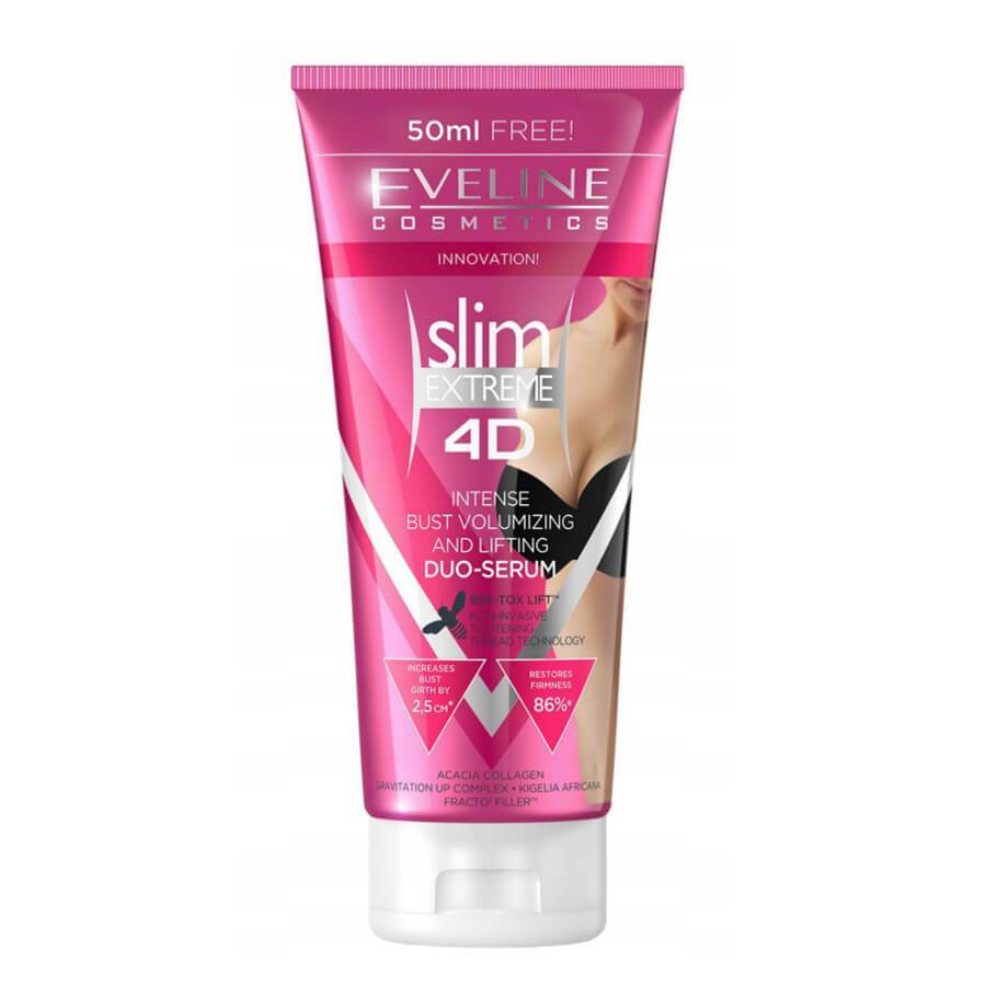 eveline-cosmetics-slim-extreme-4d-volumizing-body-serum-for-bust-200-ml-1773216701 Eveline Cosmetics, Slim Extreme 4D, Volumeverhogend, Lichaamsserum, Voor de buste, 200 ml - Afbeelding 1