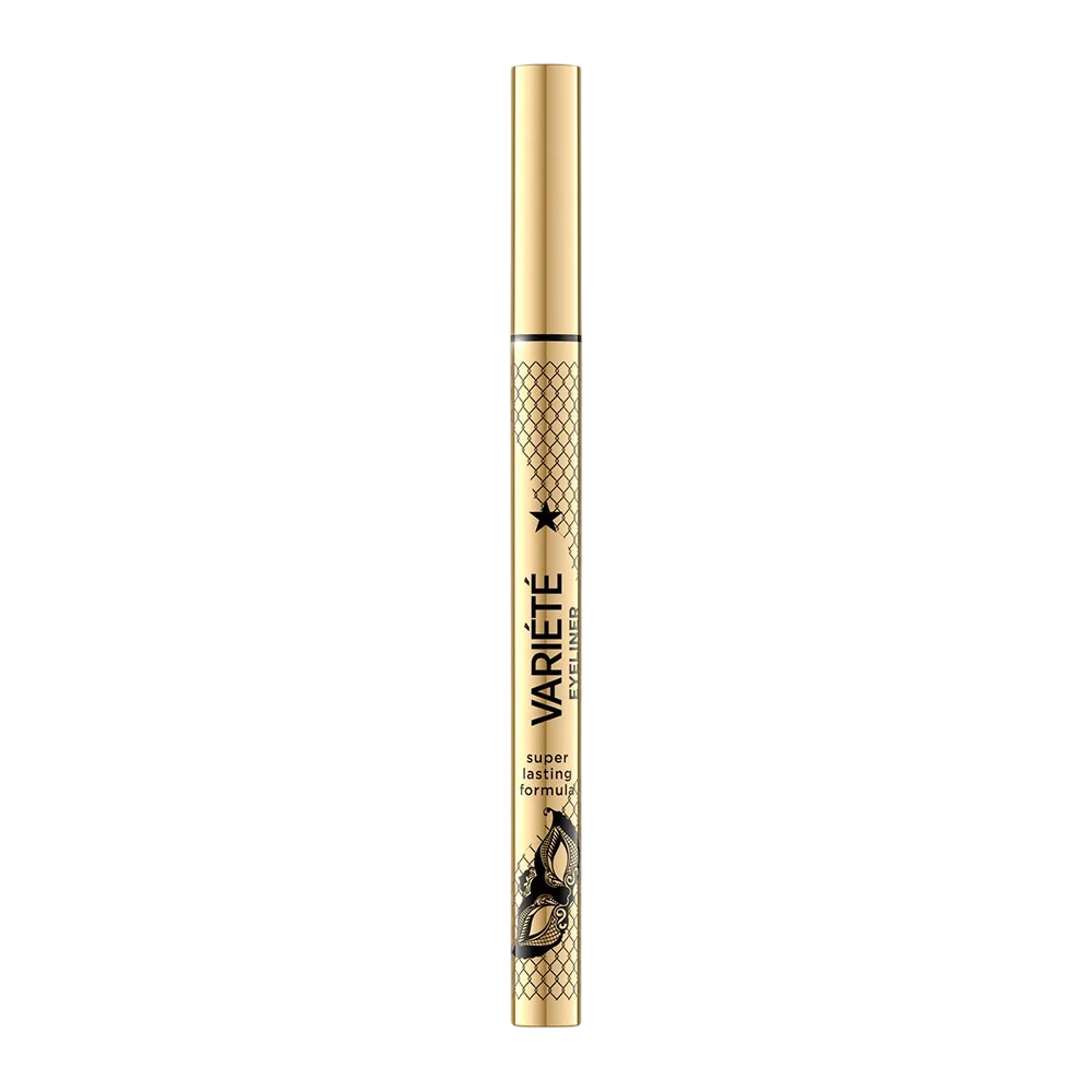 eveline-cosmetics-variete-waterproof-pencil-intense-liquid-eyeliner-ultra-black-4-ml-1773220830 Eveline Cosmetics, Variete, Waterdicht, Potlood, Intens, Vloeibare eyeliner, Ultra zwart, 4 ml - Afbeelding 1