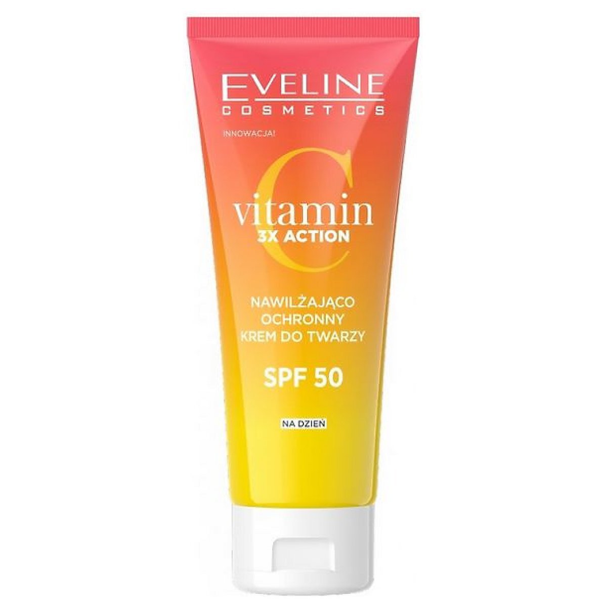 eveline-cosmetics-vitamin-c-3x-action-instant-glow-protect-day-cream-face-spf-50-30-ml-1773221513 Eveline Cosmetics, Vitamin C 3x Action, Instant Glow & Protect, Dag, Room, Gezicht, SPF 50, 30 ml - Afbeelding 1