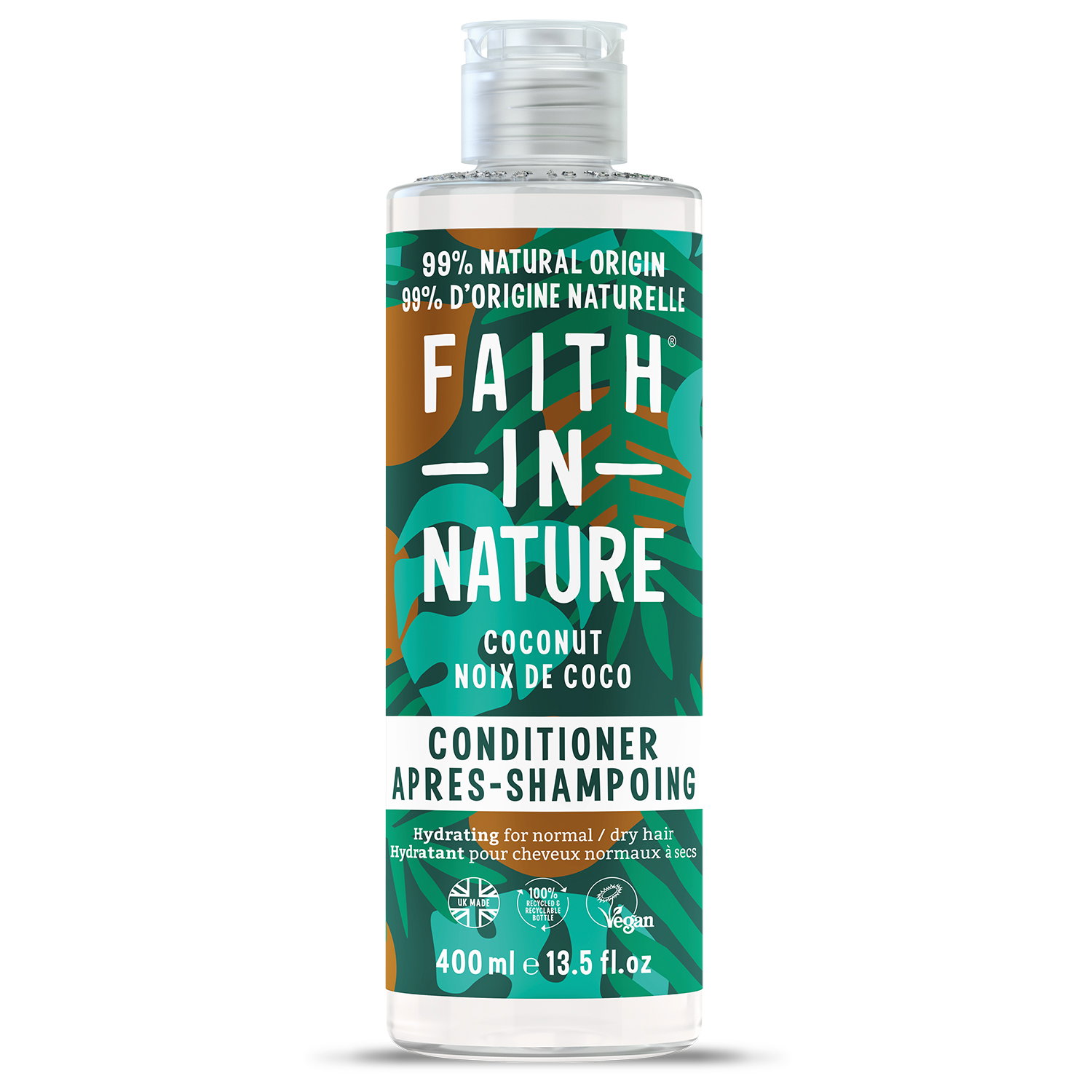faith-in-nature-coconut-vegan-cruelty-free-paraben-free-natural-ingredients-hair-conditioner-hydrating-softening-400-ml-1786089652 Faith In Nature, Coconut, Haarconditioner, Hydrating & Softening, 400 ml - Afbeelding 1