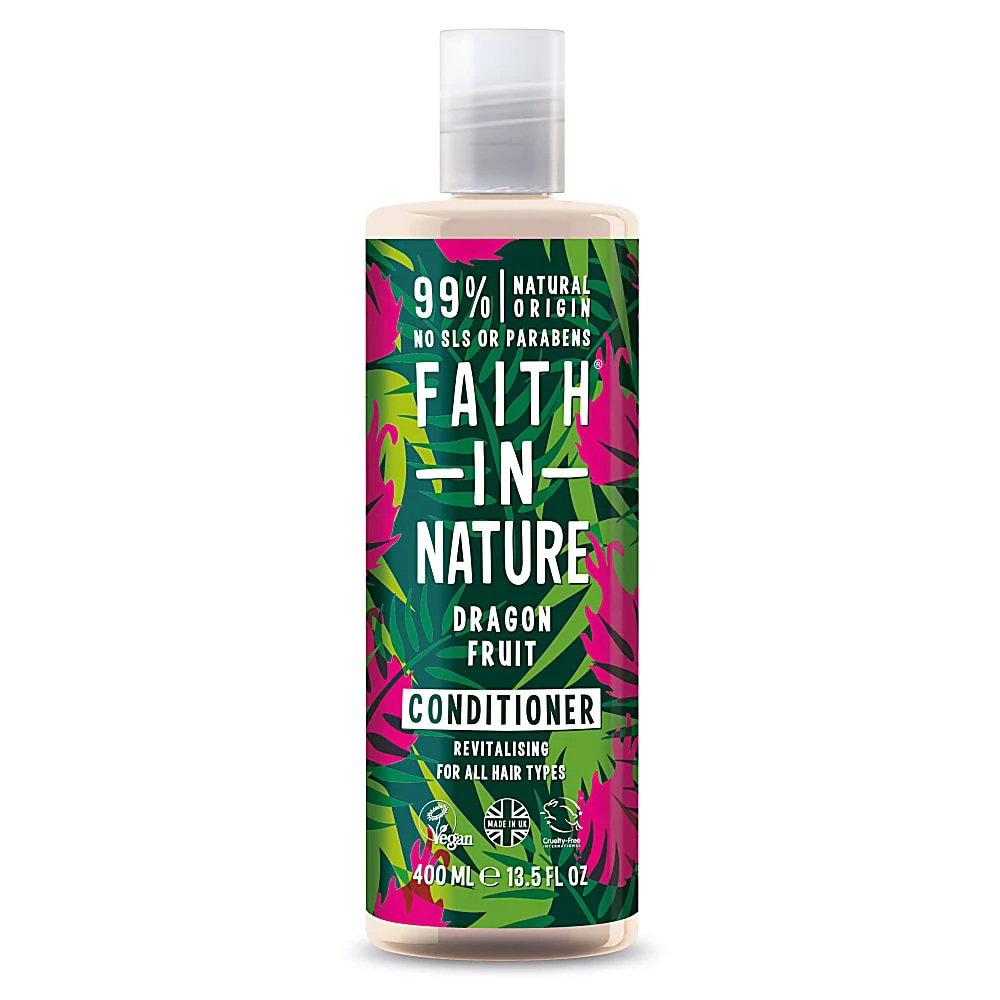 faith-in-nature-dragon-fruit-vegan-cruelty-free-paraben-free-silicone-free-hair-conditioner-revitalising-hydrating-400-ml-1786089504 Faith In Nature, Dragon Fruit, Haarconditioner, Revitaliseren, 400 ml - Afbeelding 1