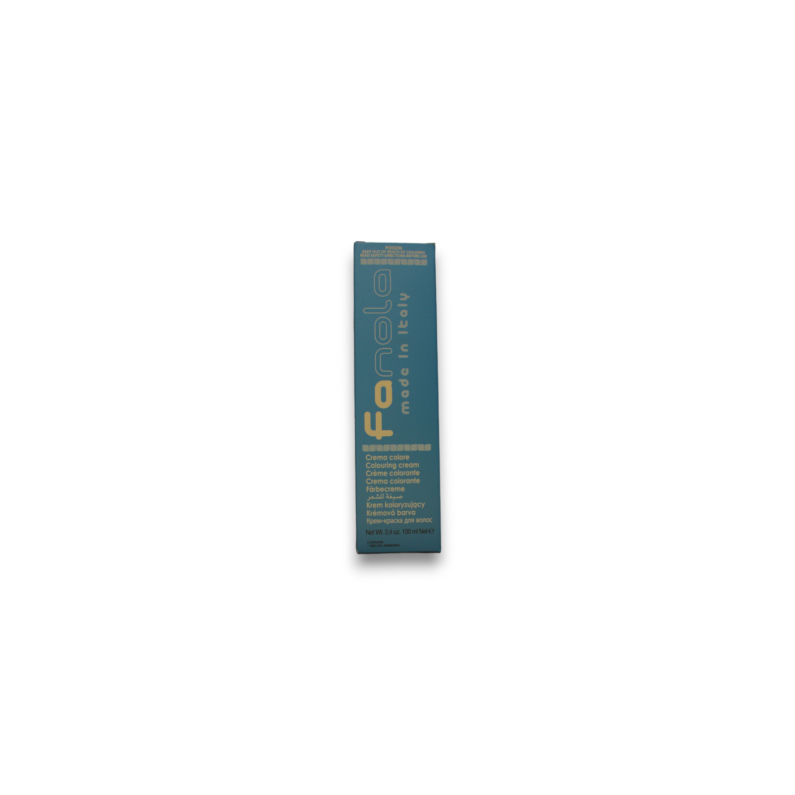 fanola-crema-colore-permanent-hair-dye-4-03-warm-chestnut-100-ml-1686138239 Fanola, Crema Colore, Permanente haarkleuring, 4.03 Warm Chestnut, 100 ml - Afbeelding 1