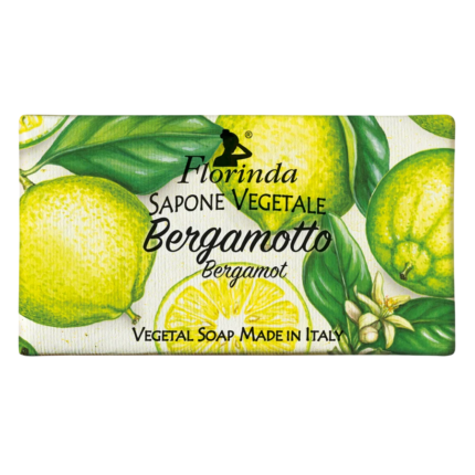 Florinda, Bergamot, Reiniging en hydratatie, Geparfumeerde zeepbar, 100 g