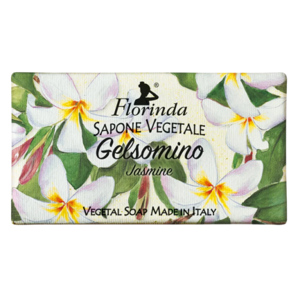 Florinda, Jasmine, Veganist, Hydrating & Cleansing, Bloemig, Geparfumeerde zeep, Lichaam, 100 g