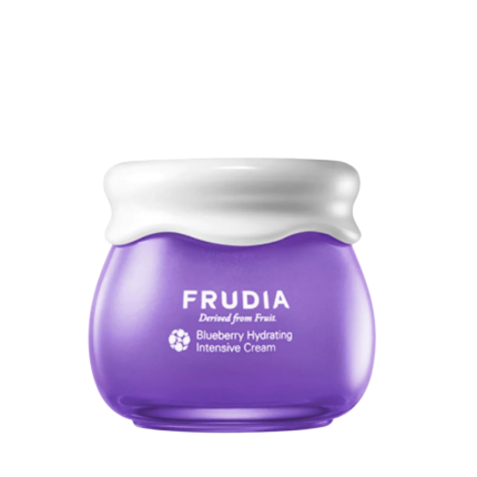Frudia, Delivered From Fruit, Blauwe bes, Intense hydratatie, Room, Voor gezicht, 10 g
