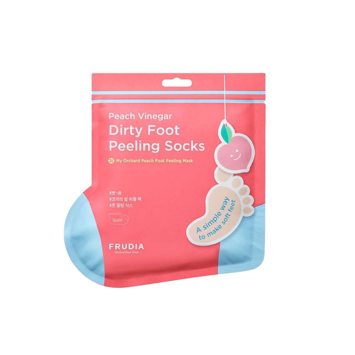 frudia-my-orchard-vinegar-peeling-foot-sheet-mask-40-g-1758700904 Frudia, My Orchard, Azijn, Schillen, Voetmasker in bladvorm, 40 g - Afbeelding 1