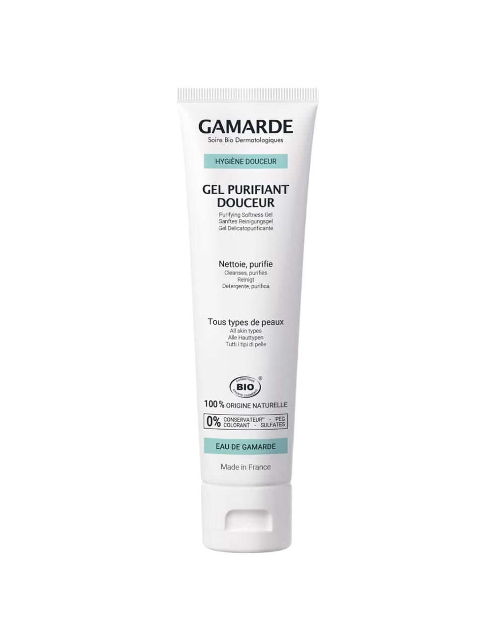 gamarde-gamarde-bio-anti-imperfection-cleansing-gel-face-100-ml-1761574192 Gamarde, Gamarde, Bio, Zuiveren, Reinigingsgel, Gezicht, 100 ml - Afbeelding 1