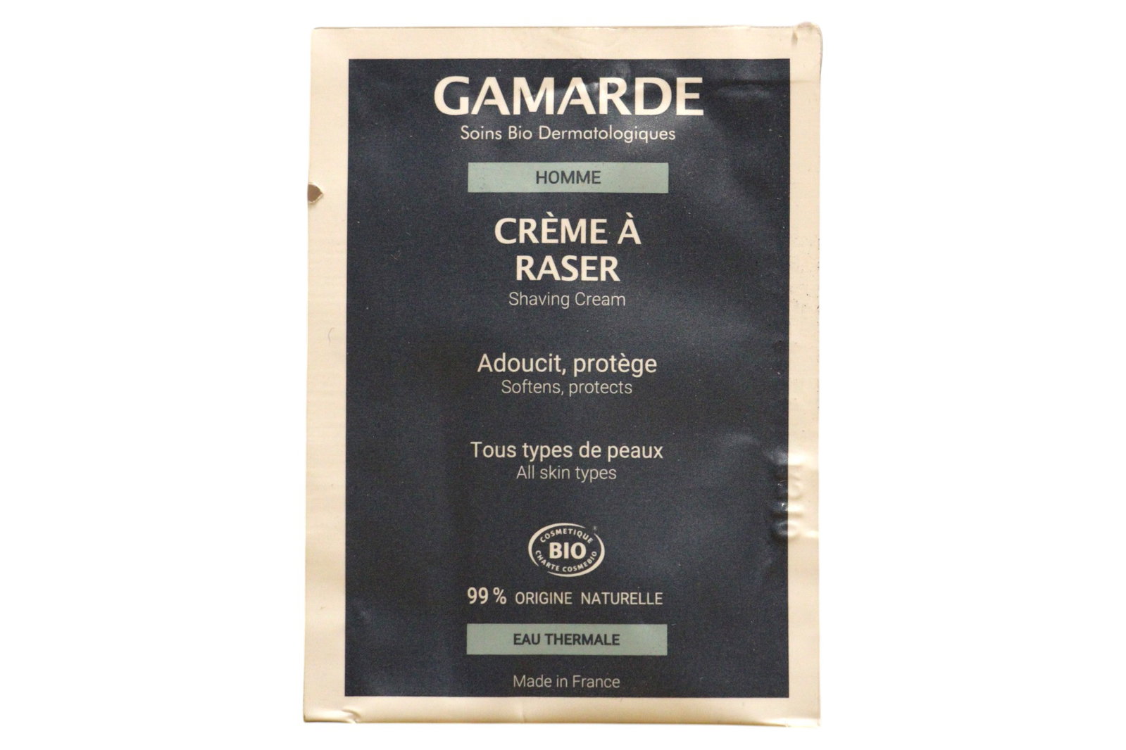 gamarde-men-hydrating-shaving-cream-3-ml-sample-1781611518 Gamarde, Men, Hydraterend, Scheercrème, 3 ml *Voorbeeld - Afbeelding 1
