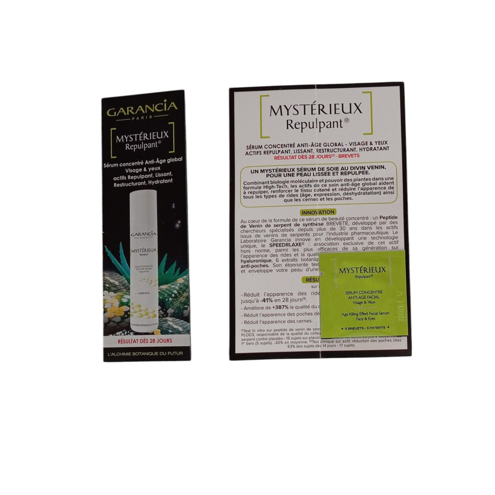 garancia-mysterieux-repulpant-silicone-free-anti-ageing-serum-for-face-eyes-1-ml-sample-1745312597 Garancia, Mysterieux Repulpant, Siliconenvrij, Anti-veroudering, Serum, Voor gezicht & ogen, 1 ml *Voorbeeld - Afbeelding 1