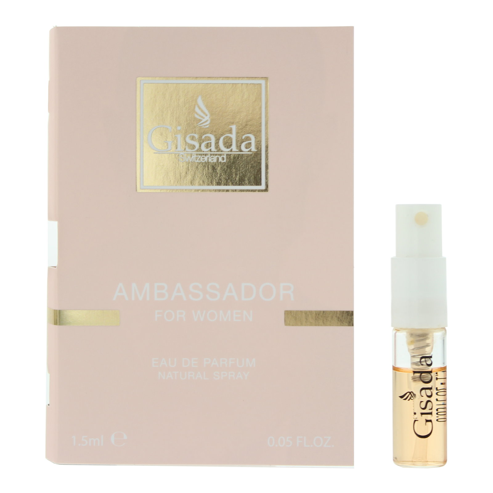 10048873-001 Gisada, Ambassadora, Parfumwater, Voor vrouwen, 1.5 ml Flesje - Afbeelding 1
