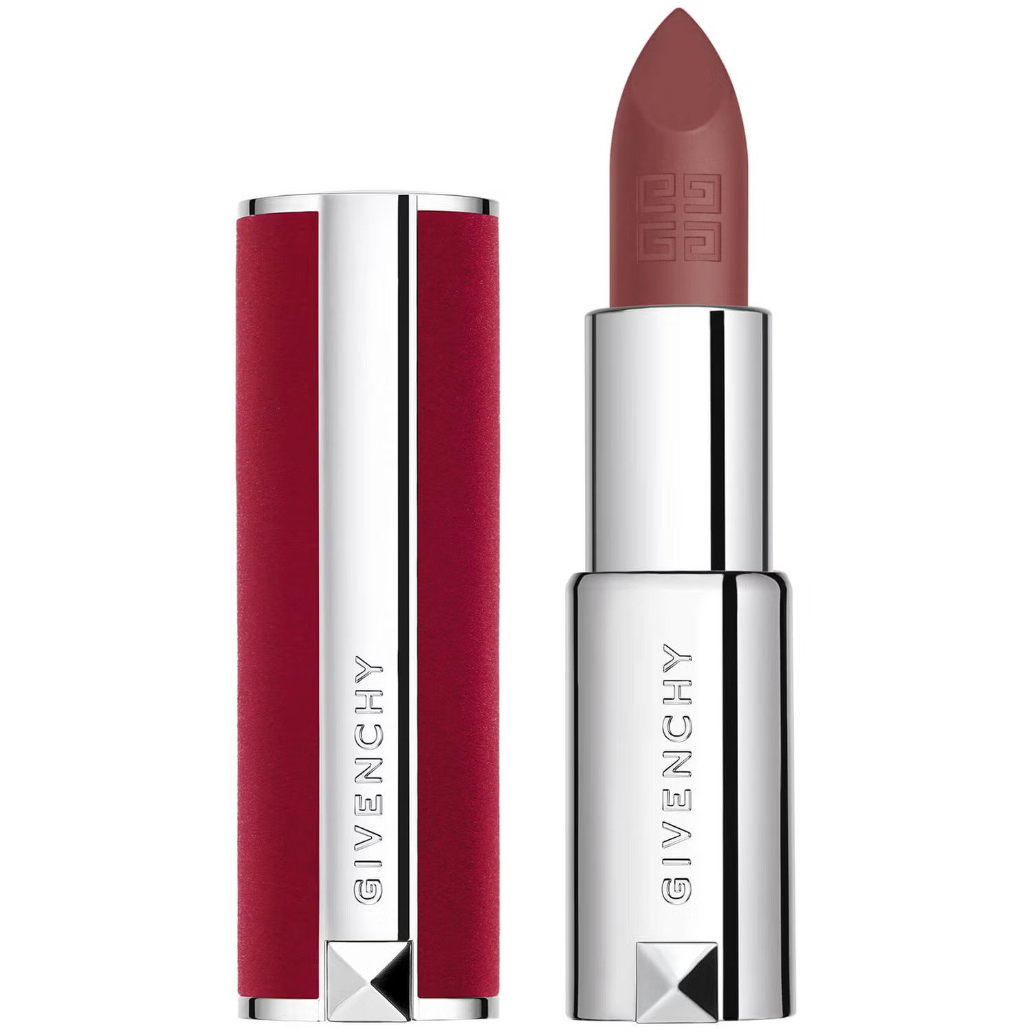givenchy-le-rouge-deep-velvet-matte-cream-lipstick-n28-3-4-g-1720529647 Givenchy, Le Rouge Deep Velvet, Mat, Crèmelippenstift, N28, 3.4 g - Afbeelding 1