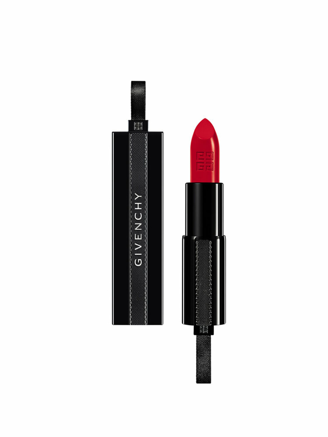 RALINTERDIT2017_N14_52902 Givenchy, Rouge Interdit, Satijnen afwerking, Crèmelippenstift, 14, Rood licht, 3.4 g *Tester - Afbeelding 1