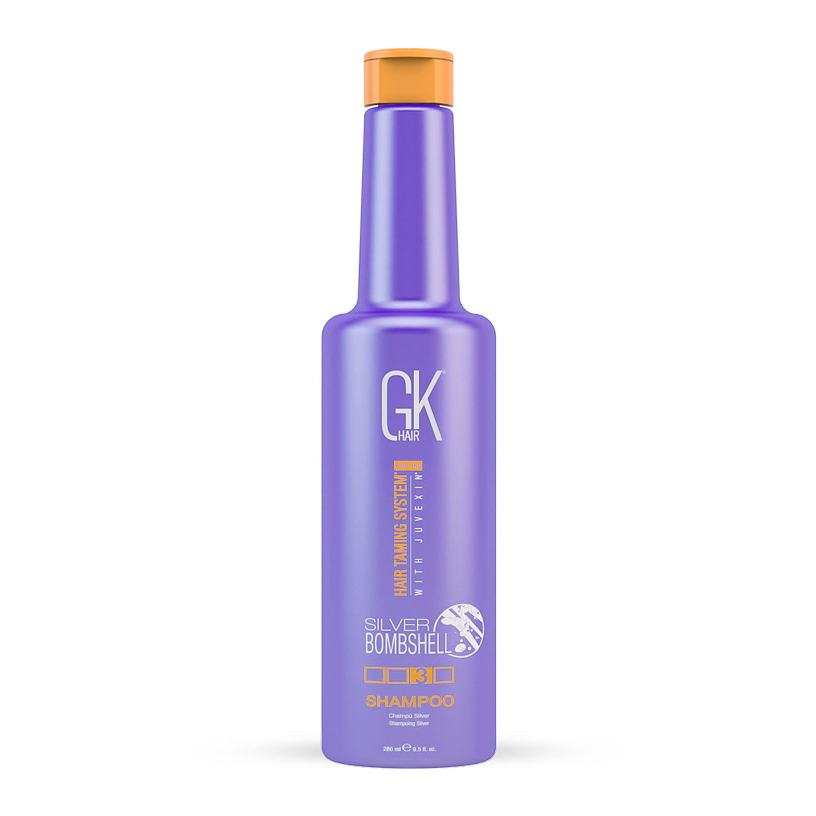 Version 1.0.0 Global Keratin, Silver Bombshell, Haarshampoo, Voor neutralisatie van gele tinten, 280 ml - Afbeelding 1