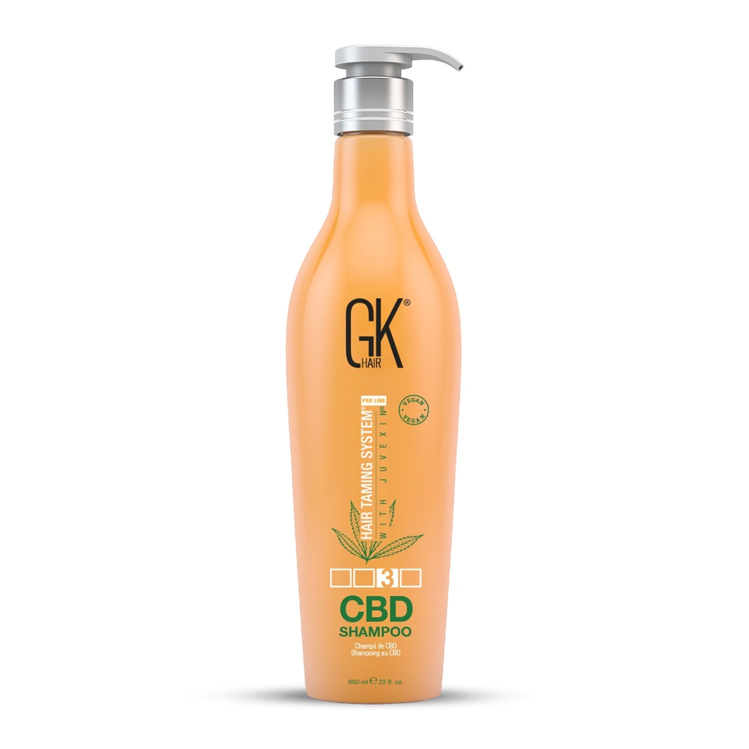 global-keratin-vegan-hair-shampoo-for-repairing-650-ml-1718870544 Global Keratin, CBD Vegan, Haarshampoo, Voor reparatie, 650 ml - Afbeelding 1