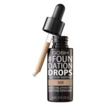 Gosh, Drops, Vloeibare foundation, 008, Honing, SPF 10, 30 ml