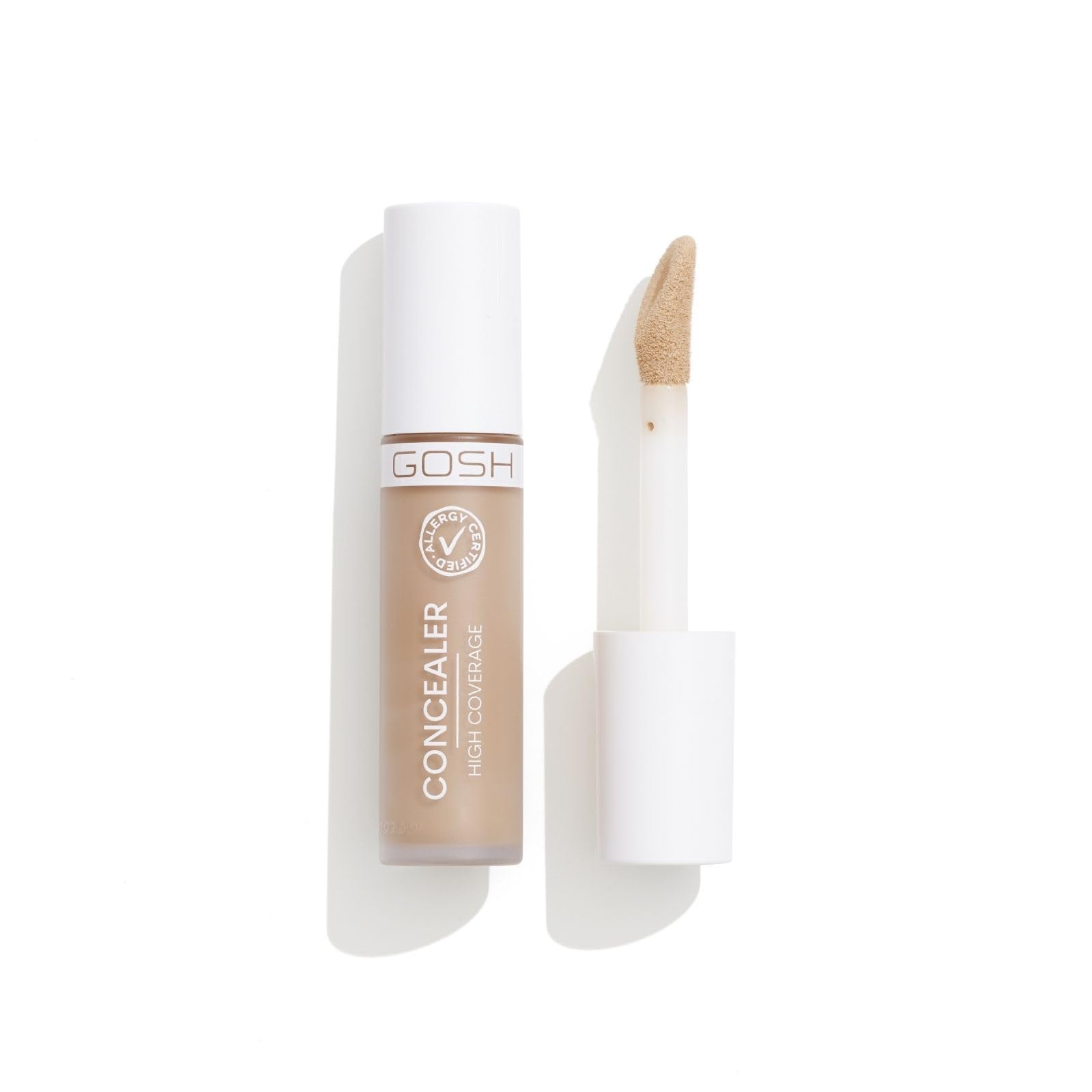 Version 1.0.0 Gosh, Gosh, Hoge dekking, Vloeibare concealer, 002, Ivoor, 6 ml - Afbeelding 1