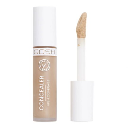Gosh, Gosh, Hoge dekking, Vloeibare concealer, 004, Natuurlijk, 6 ml