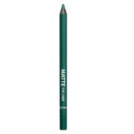 Gosh, Matte Eye Liner, Crèmepotlood, Kohlpotlood, 012, Bosgroen, 1.2 g