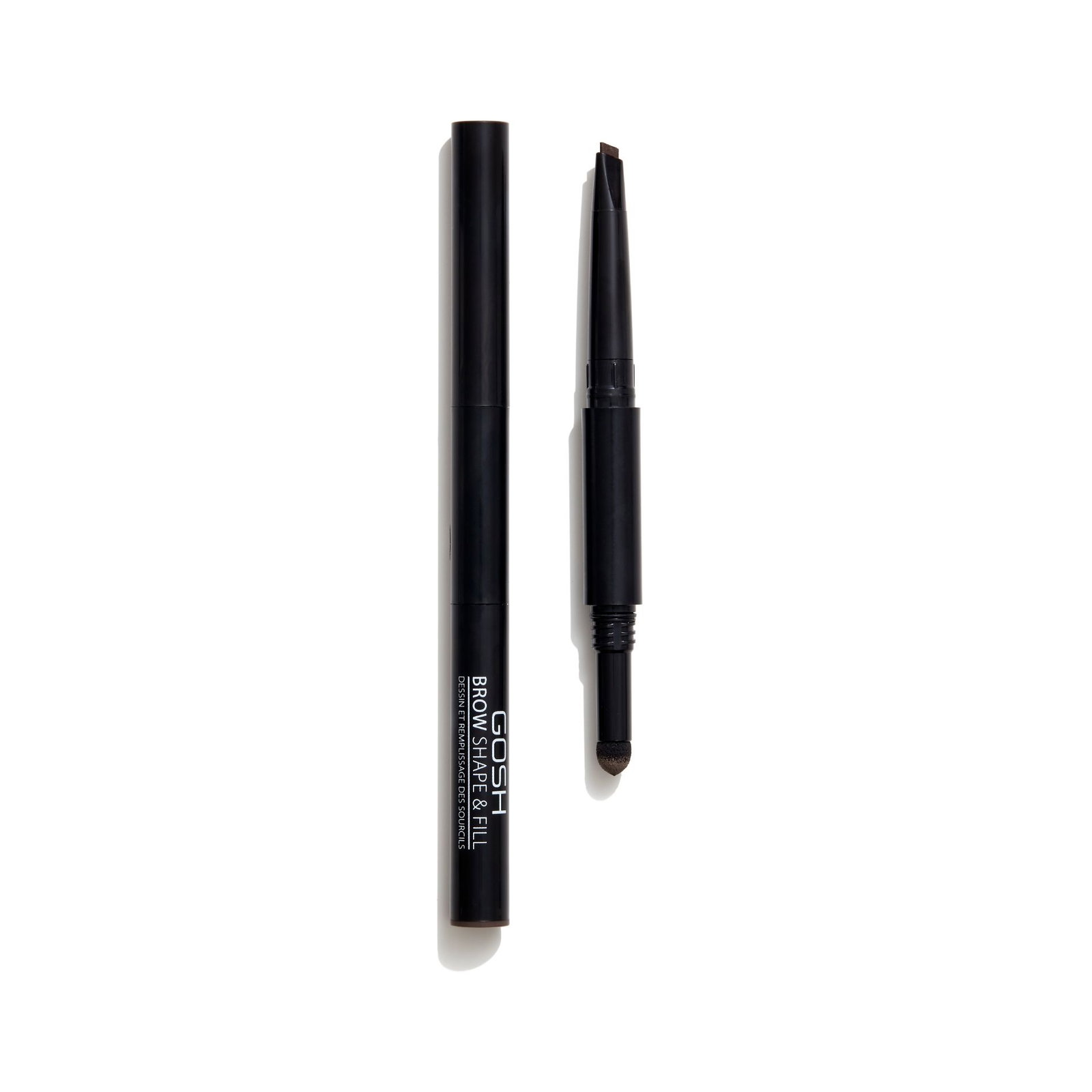 gosh-shape-fill-double-eyebrow-cream-pencil-003-dark-brown-0-5-g-1761725194 Gosh, Shape & Fill, Dubbel, Wenkbrauwcrèmepotlood, 003, Donkerbruin, 0.5 g - Afbeelding 1
