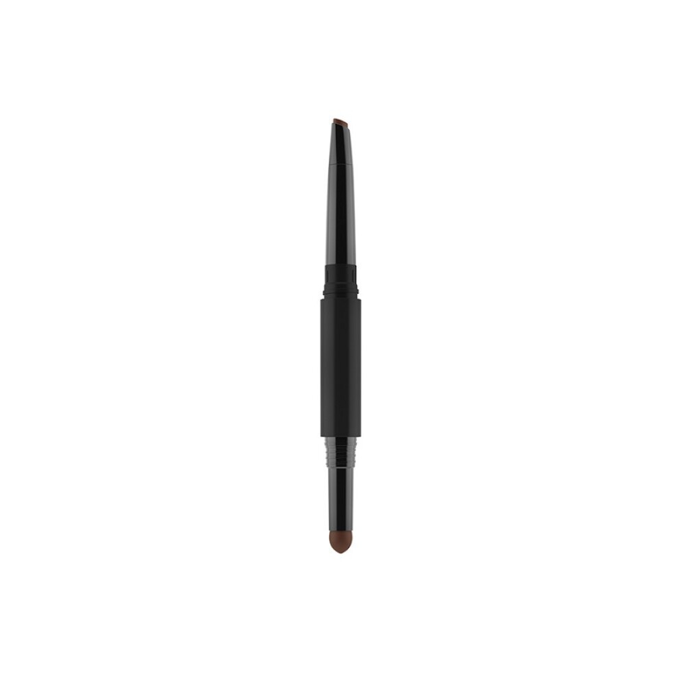 gosh-shape-fill-double-eyebrow-pencil-001-brown-0-5-g-1671194824 Gosh, Shape & Fill, Dubbel, Wenkbrauwcrèmepotlood, 001, Bruin, 0.5 g - Afbeelding 1