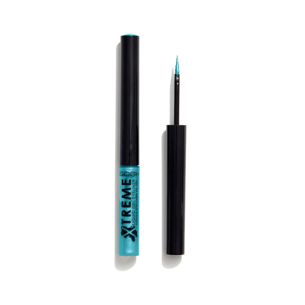 gosh-xtreme-waterproof-liquid-eyeliner-009-turquoise-1-7-ml-tester-1671112736 Gosh, Xtreme, Waterdicht, Vloeibare eyeliner, 009, Turkoois, 1.7 ml *Tester - Afbeelding 1