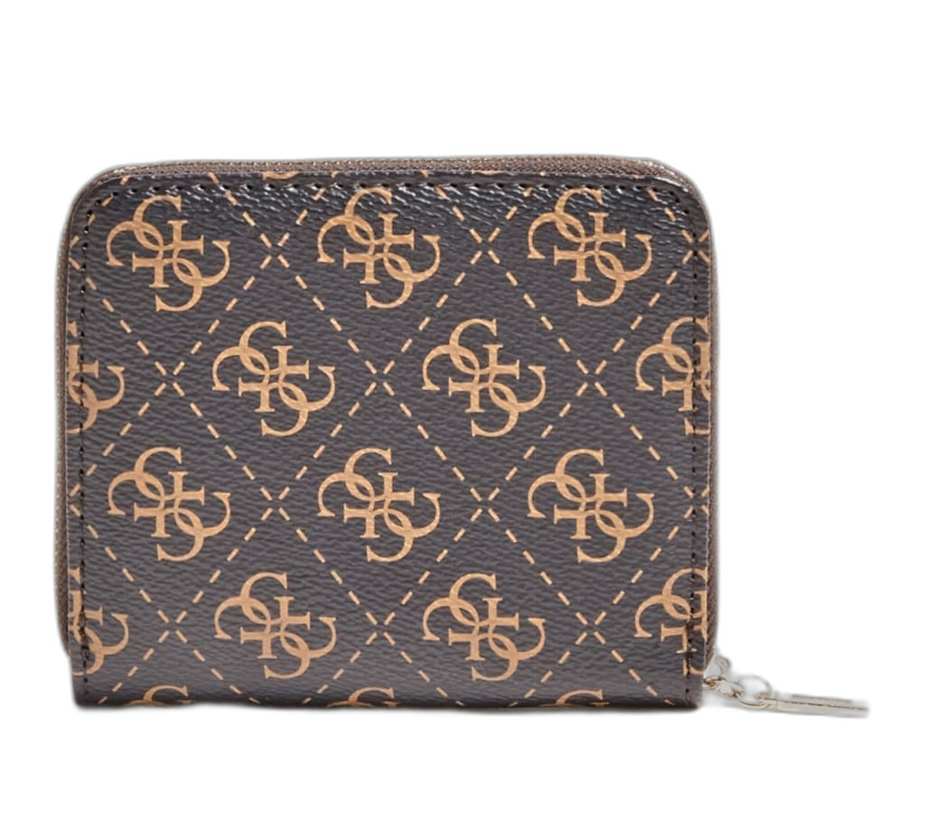 guess-camy-wallet-slg-small-zip-brown-for-women-1678012903 Guess, Camy Women's Wallets - Afbeelding 1