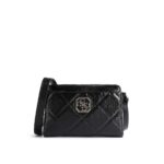 Guess, Dilla, Textiel schoudertas, Zwart, Mini, Voor vrouwen