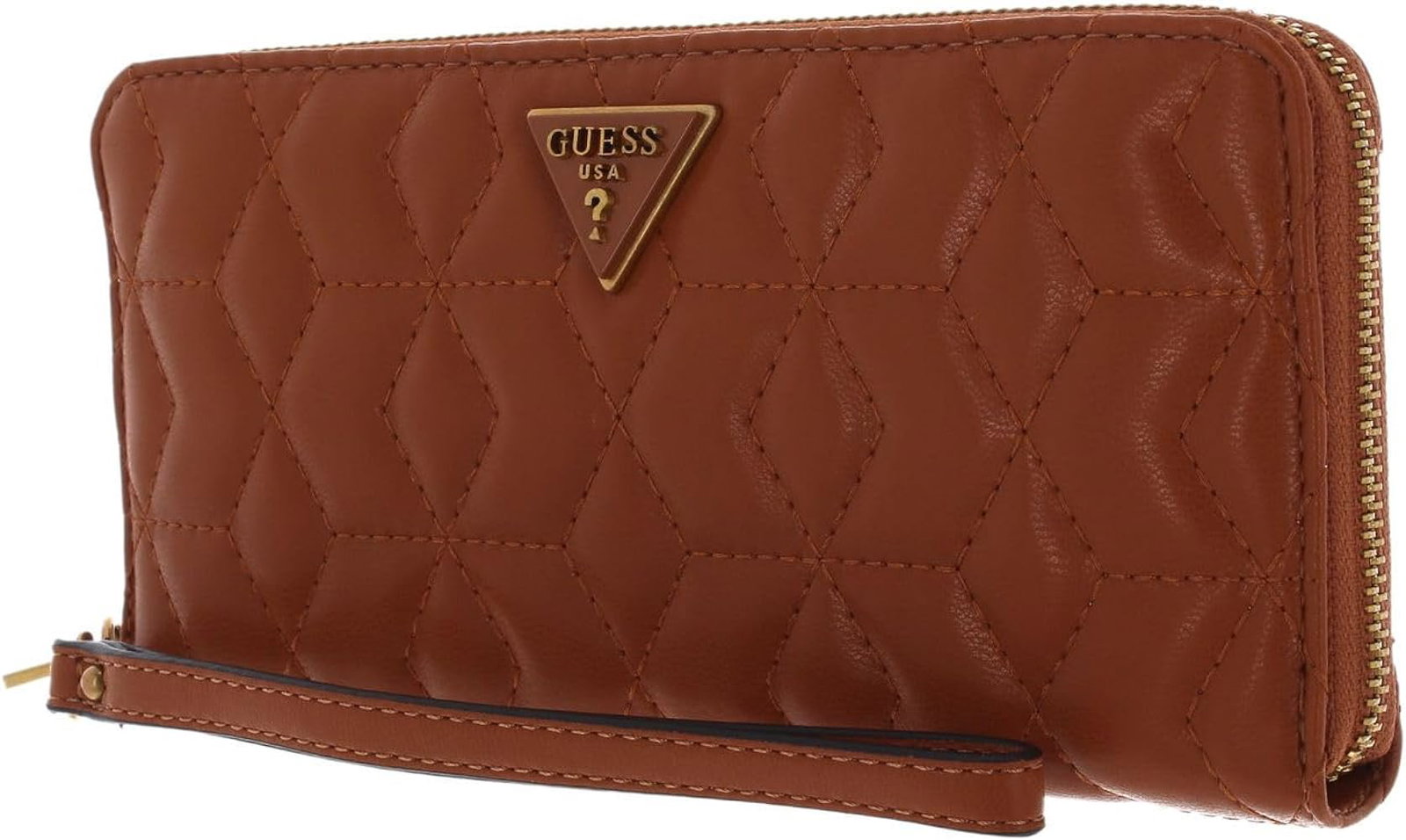 guess-elenia-wallet-slg-large-zip-cognac-for-women-1714487040 Guess, Elenia Women's Wallets - Afbeelding 1