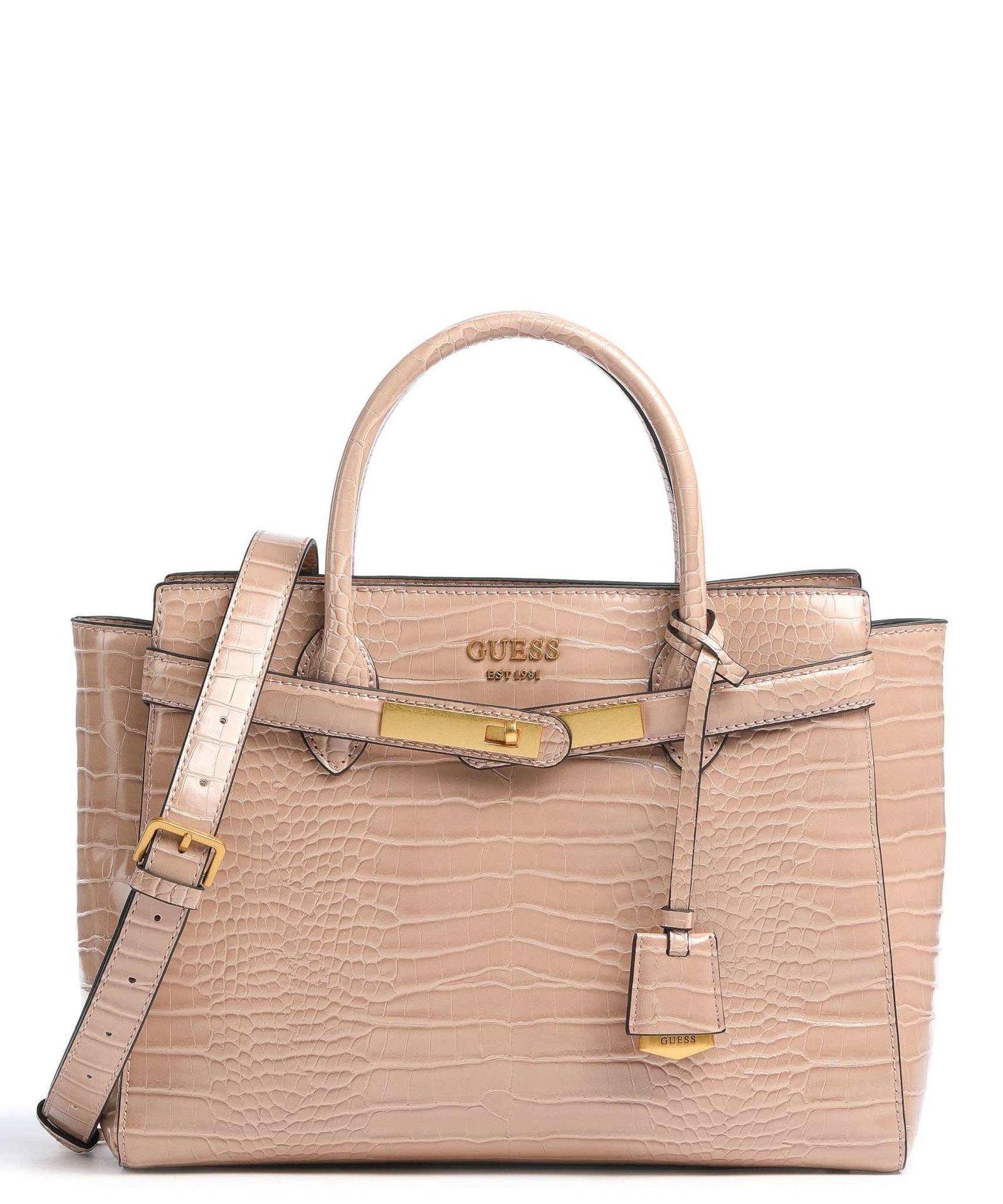 guess-enisa-bag-light-brown-hwca8421060cam-for-women-1676979003 Guess, Enisa Tote Bags - Afbeelding 1