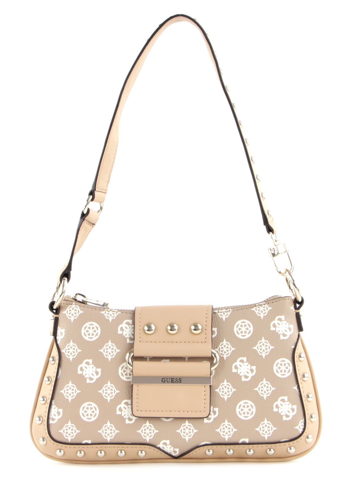 guess-greta-leather-handbag-sand-hwvb81-29210-16-x-29-x-5-3-cm-for-women-1678088984 Guess, Greta Top-Handle Bags - Afbeelding 1