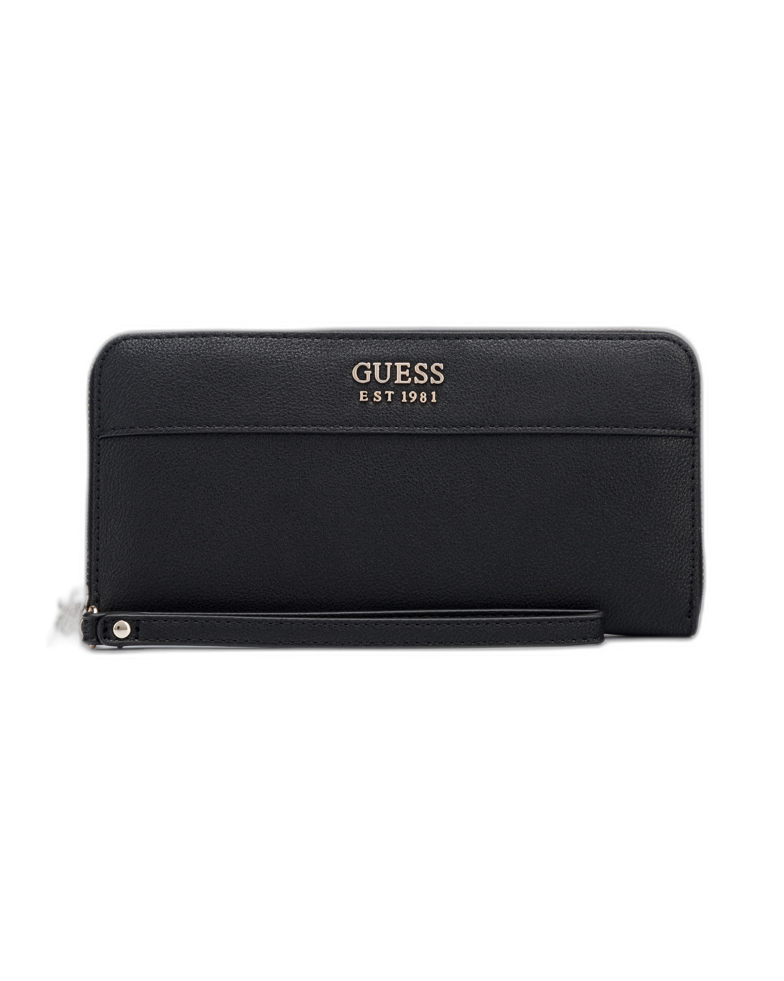 guess-katey-synthetic-leather-wallet-slg-large-zip-black-20-5-x-10-x-2-5-cm-for-women-1677585594 Guess, Katey Women's Wallets - Afbeelding 1