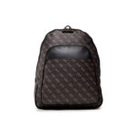 Guess, Vezzola, Kunstleer, Textiel rugzak, Bruin, Laptopcompartiment, hmvezl p1105, Voor mannen, 38 x 33 x 10 cm
