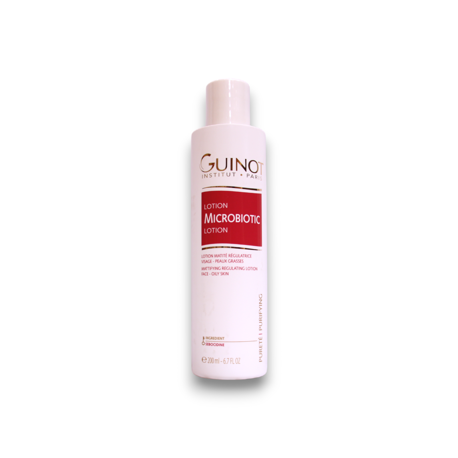 guinot-microbiotic-sebocidine-sebum-regulating-day-night-lotion-for-face-200-ml-1689242266 Guinot, Microbiotic, Sebocidine, Sebum-regulerend, Dag & Nacht, Lotion, Voor gezicht, 200 ml - Afbeelding 1