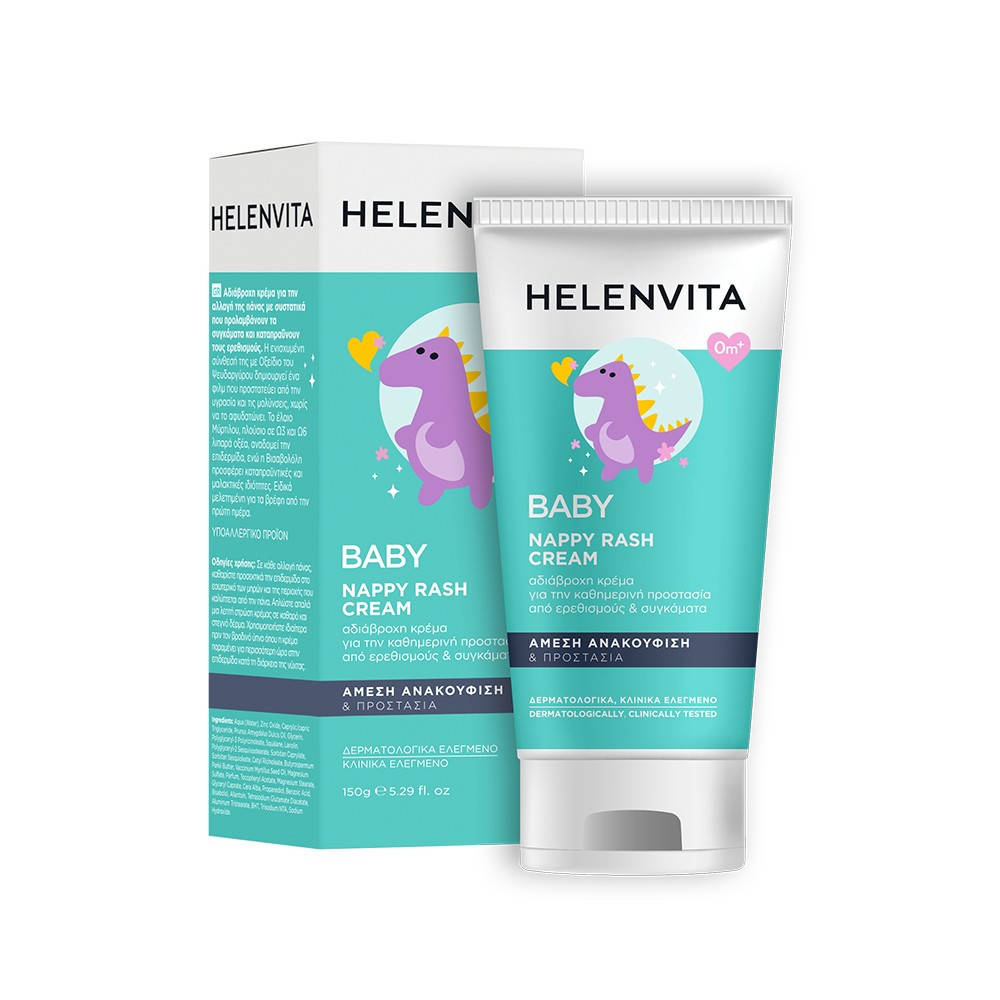helenvita-baby-anti-irritation-body-cream-nappy-area-150-ml-1785738487 Helenvita, Baby, Anti-irritatie, Bodycrème, Luiergebied, 150 ml - Afbeelding 1