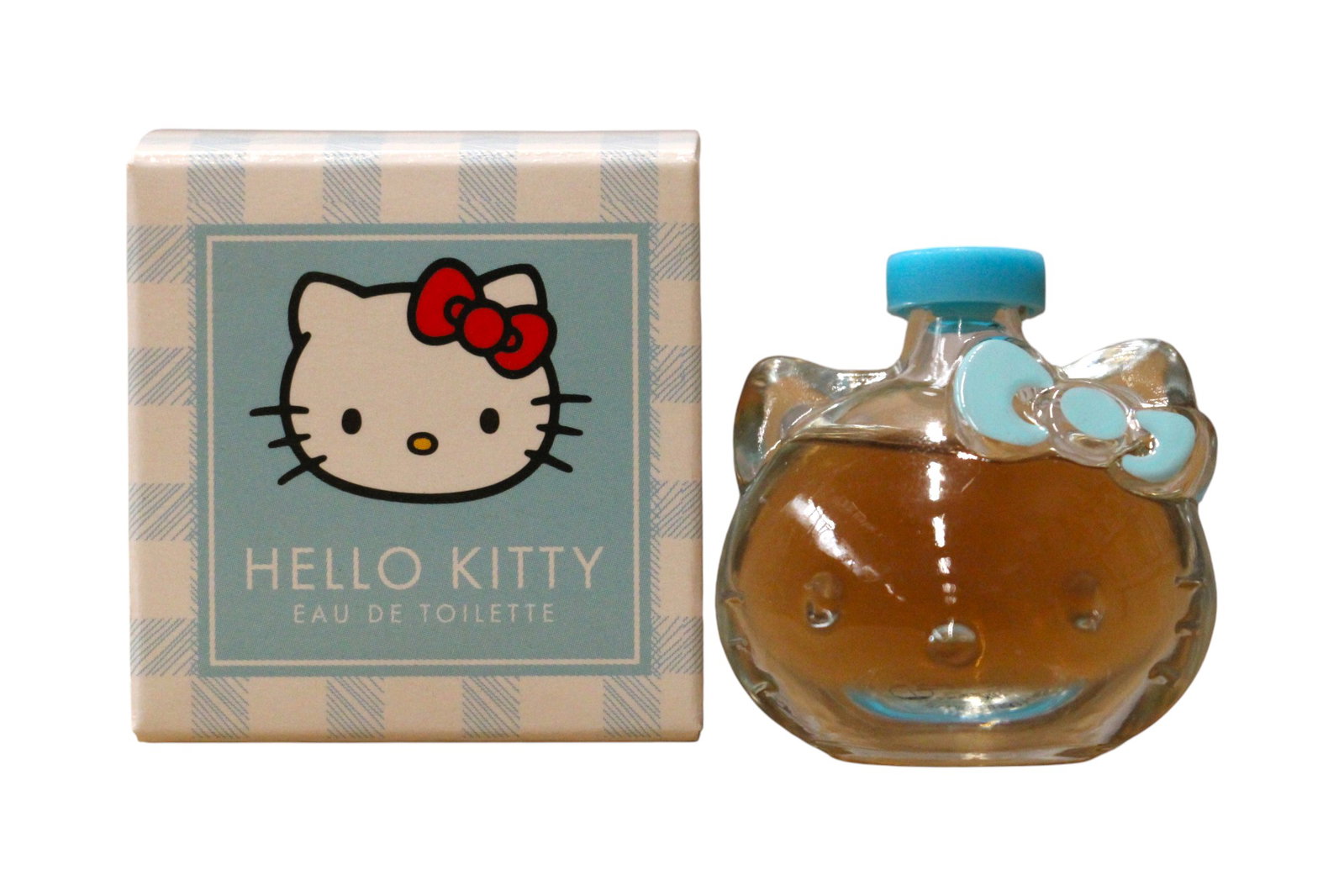 hello-kitty-iconic-vichy-bleu-eau-de-toilette-for-girls-5-ml-miniature-1781776244 Hello Kitty, Iconic Vichy Bleu, Eau de Toilette, Voor meisjes, 5 ml *Miniatuur - Afbeelding 1