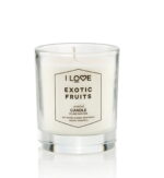 I Love, Exotic Fruits, Mango, Grapefruit, Mango, Ananas, Geurkaars, 160 g - Afbeelding 2