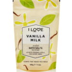 I Love, Signature Collection, Vanillemelk, Badzout, 500 g