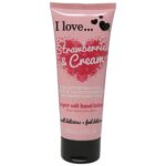 I Love, Originals, Hydraterend, Handcrème, Aardbeien met room, 75 ml