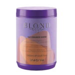 Inebrya, Blondesse No-Orange, Haarbehandelingscrèmemasker, Neutraliseren van oranje tinten, 1000 ml