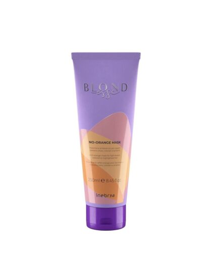 Inebrya, Blondesse No-Orange, Haarbehandelingscrèmemasker, Neutraliseren van oranje tinten, 250 ml