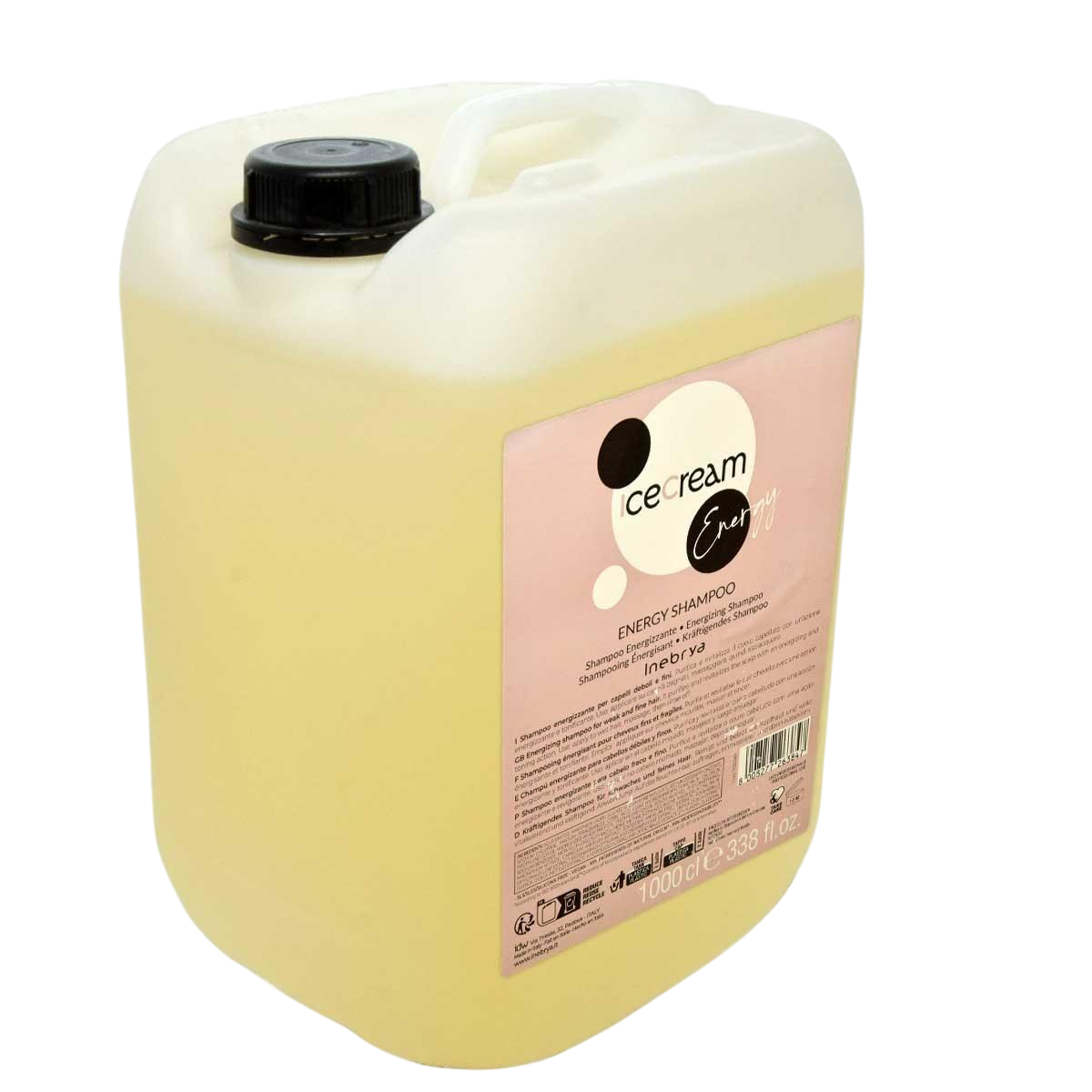 inebrya-energy-hair-shampoo-anti-hair-loss-refill-10000-ml-1782287872 Inebrya, Ice Cream Energy, Haarshampoo, Tegen haaruitval, Hervullen, 10000 ml - Afbeelding 1