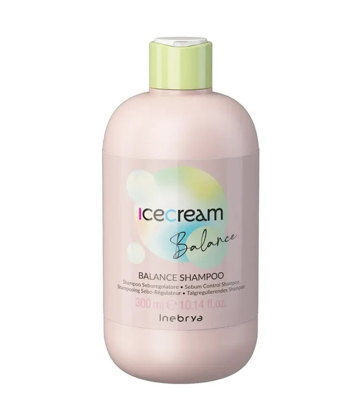 inebrya-ice-cream-balance-natural-hair-shampoo-sebum-control-300-ml-1782288429 Inebrya, Ice Cream Balance, Haarshampoo, Sebumcontrole, 300 ml - Afbeelding 1