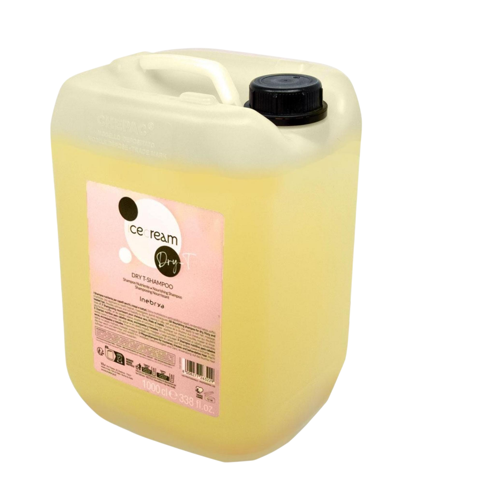 inebrya-ice-cream-dry-t-hair-shampoo-nourishing-10000-ml-1782300900 Inebrya, Ice Cream Dry-T, Haarshampoo, Voedzaam, Hervullen, 10000 ml - Afbeelding 1